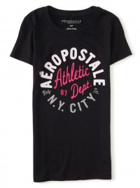 Dámské triko Aero Athletic Graphic T Shirt - Černá