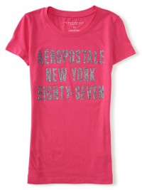 Dámské triko Aero NY 87 Graphic T Shirt - Růžová