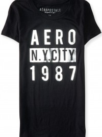 Dámské triko Aero Shimmer Block Graphic T Shirt - Černá