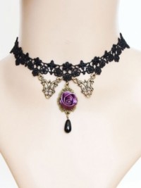 Stylový krajkový náhrdelník - Rose