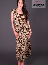 Letní maxi šaty Leopard 