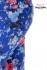 Dámské květované kalhoty Chilli Bright Blue