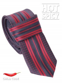 Úzká kravata slim - Červená Spot