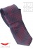 Úzká kravata slim - Černá Square line