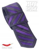 Úzká kravata slim - Fialová Bench