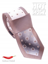 Úzká kravata slim - Hnědá Rings