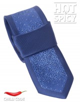 Úzká kravata slim - Modrá Blue night