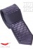 Úzká kravata slim - Černá Grey Dice