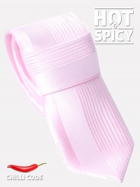 Úzká kravata slim - Růžová Pink Bar