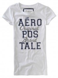 Dámské triko Aero Logo Graphic - Bílá/Modrá