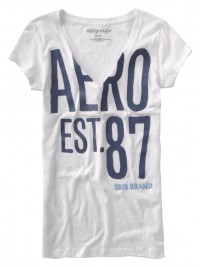 Dámské triko Aero Logo Graphic - Bílá