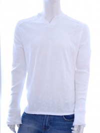 Pánské triko s dlouhým rukávem Wilshire - Bílá