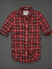 Pánská košile Mason Mountain  - Červená