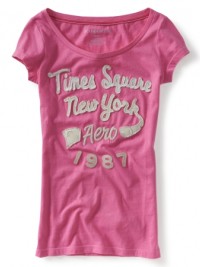 Dámské triko Times Square - Růžová