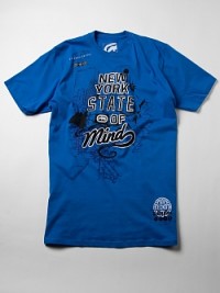 Pánské triko NY State Of Mind - Modrá
