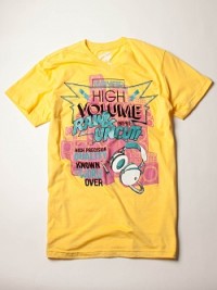 Pánské triko High Volumes - Žlutá