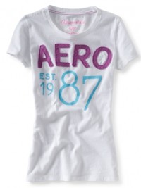 Dámské triko Aero Est. 1987 - Bílá
