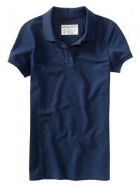 Dámské triko Solid Uniform Piqué  - Modrá