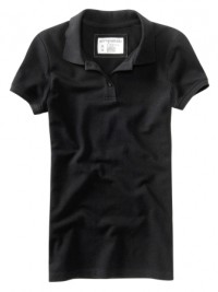 Dámské triko Solid Uniform Piqué  - Černá