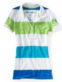 Dámské triko Aero Multi-Stripe Jersey - Modrá