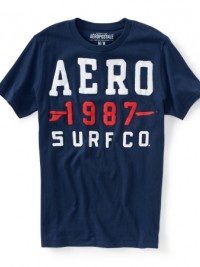 Pánské triko Aero 87 Surf Co.  - Modrá