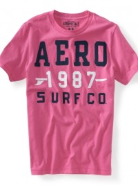 Pánské triko Aero 87 Surf Co.  - Růžová
