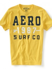 Pánské triko Aero 87 Surf Co.  - Žlutá
