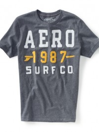 Pánské triko Aero 87 Surf Co.  - Šedá