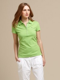 Dámské triko Chiara Stretch Polo - Zelená