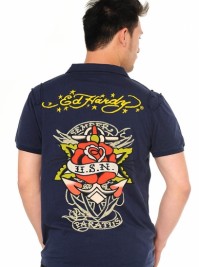 Pánské triko USN Anchor & Rose Specialty  - Modrá