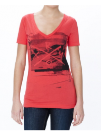 Dámské triko Roxy Westlife - Červená