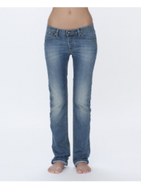 Dámské jeansy Roxy Lisa medium blue - Modrá