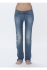 Dámské jeansy Roxy Lisa medium blue - Modrá