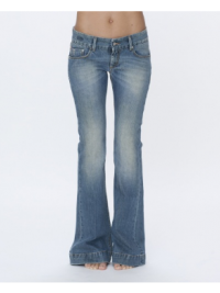 Dámské jeansy Roxy Baska medium blue - Modrá