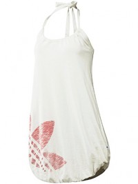 Dámské tílko Casual Trefoil Dress - Bílá