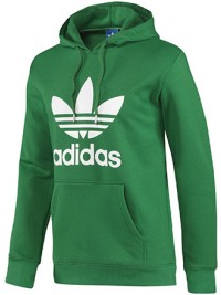 Pánská mikina Trefoil Hoodie - Zelená