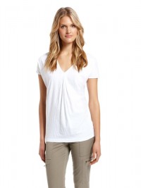 Dámské triko DKNY V-neck - Bílá