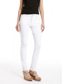 Dámské kalhoty DKNY Soho skinny - Bílá