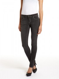 Dámské kalhoty DKNY City skinny - Černá