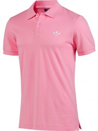 Pánské triko Pique Polo - Růžová