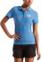 Dámské triko Stripe Polo - Modrá