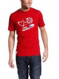 Pánské triko Love=Football Ceska Republika - Červená