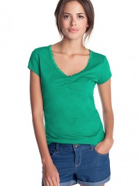 Dámské triko Cotton - Zelená