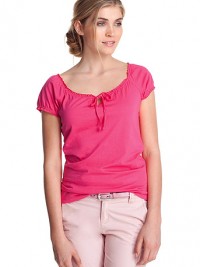 Dámské triko Cotton Carmen top - Růžová