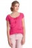 Dámské triko Cotton Carmen top - Růžová