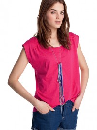 Dámské triko Cotton-modal - Růžová