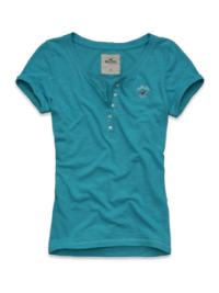 Dámské triko Fallbrook - Modrá