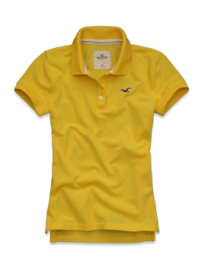 Dámské triko Crescent Bay - Žlutá