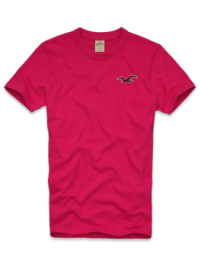 Pánské triko Tide Beach - Růžová