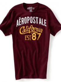 Pánské tričko Aero 87 California - Vínová